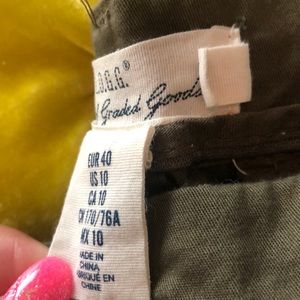Olive Green H&M chinos
